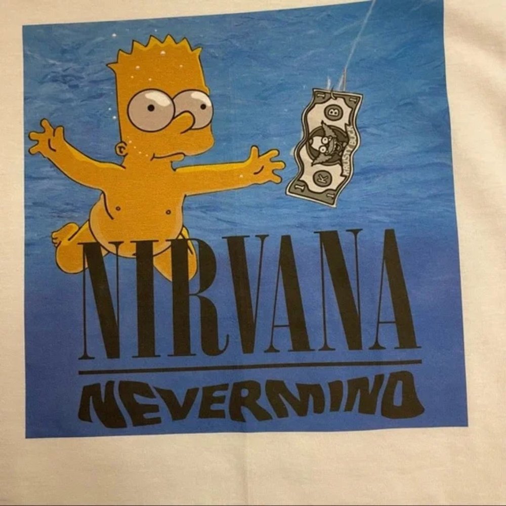 Nirvana Bart Simpson tribute tee! - Picture 2 of 3